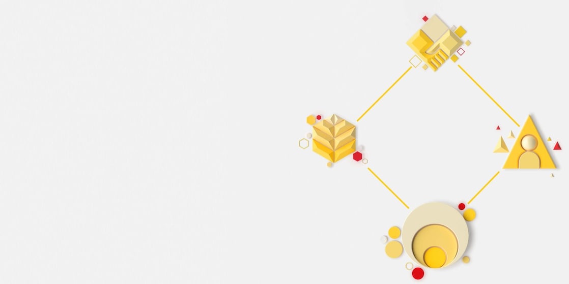 圖片(3D菱形):「賦能進步」的四大支柱