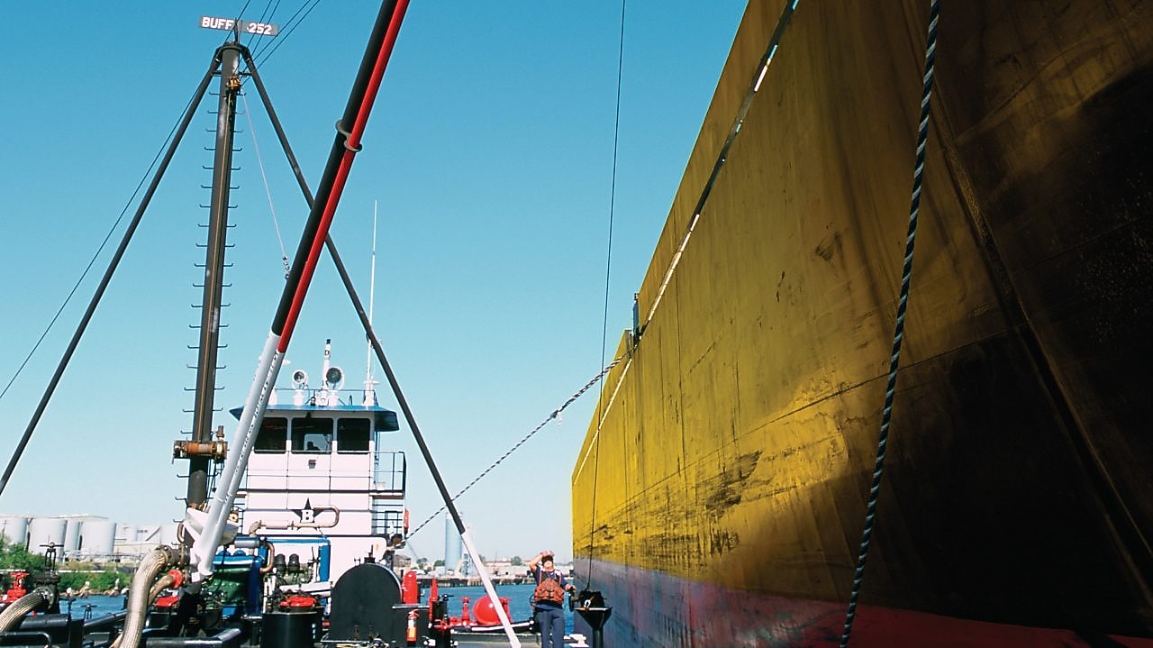 船邊工作的狀況