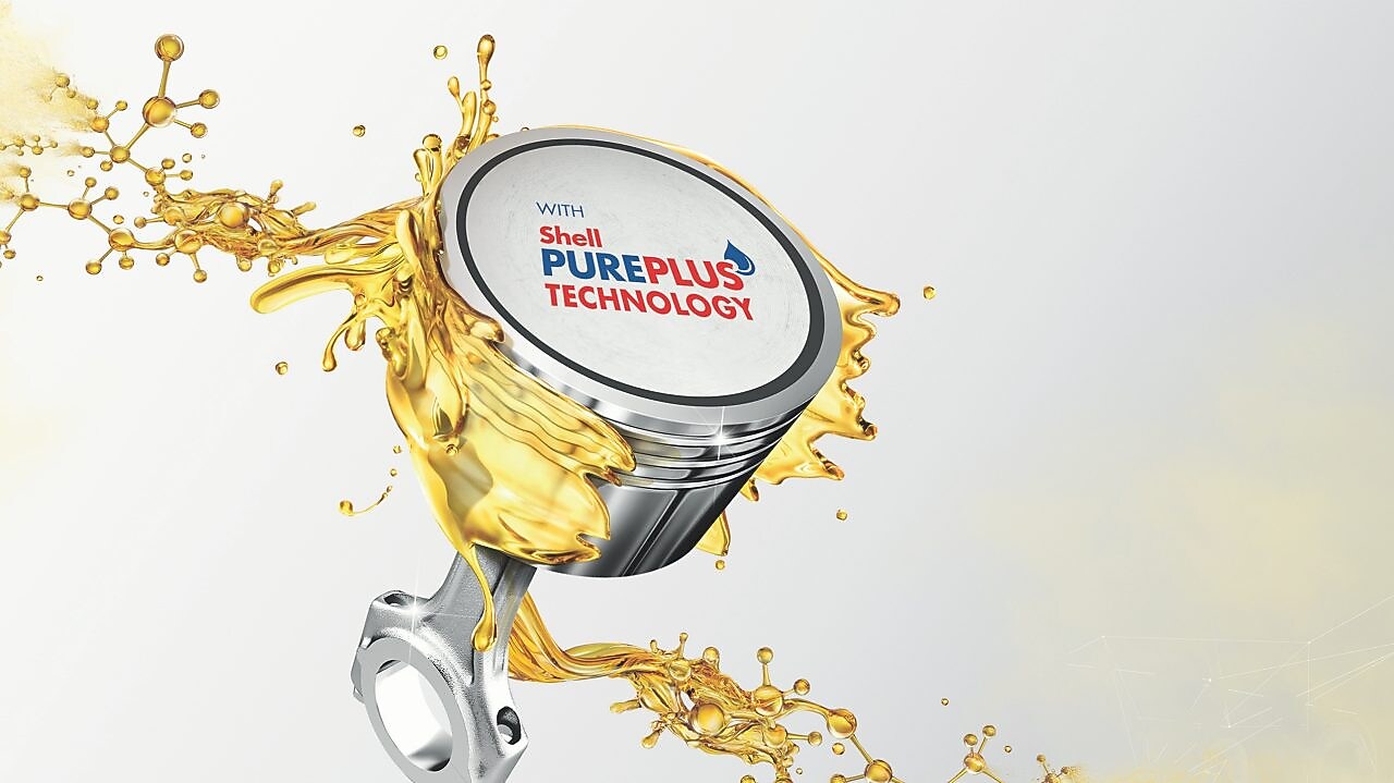 天然氣製成的殼牌潤滑油與活塞